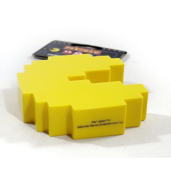 2024 Pixel Mr. Pacman Novelty Christmas Tree Decoupage Plastic RUZ Ornament NEW - Picture 4 of 8